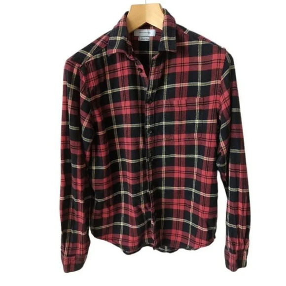 Urban Outfitters Plaid Flannel Button Down Shirt - Picture 2 of 5